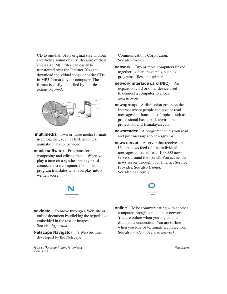 Compaq 1400 User Manual | Page 149 / 164