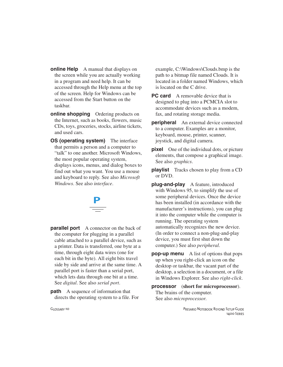 Compaq 1400 User Manual | Page 150 / 164