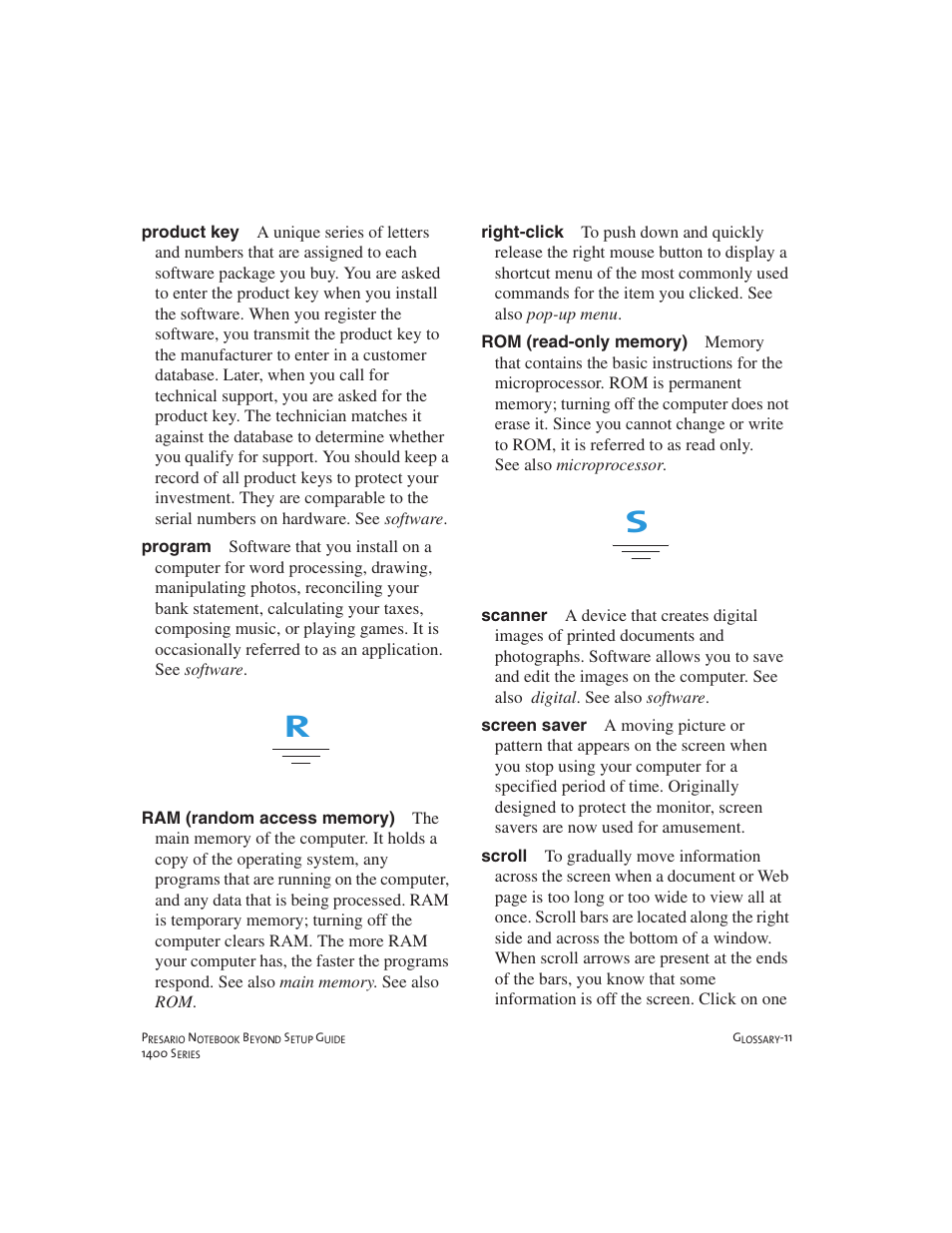 Compaq 1400 User Manual | Page 151 / 164