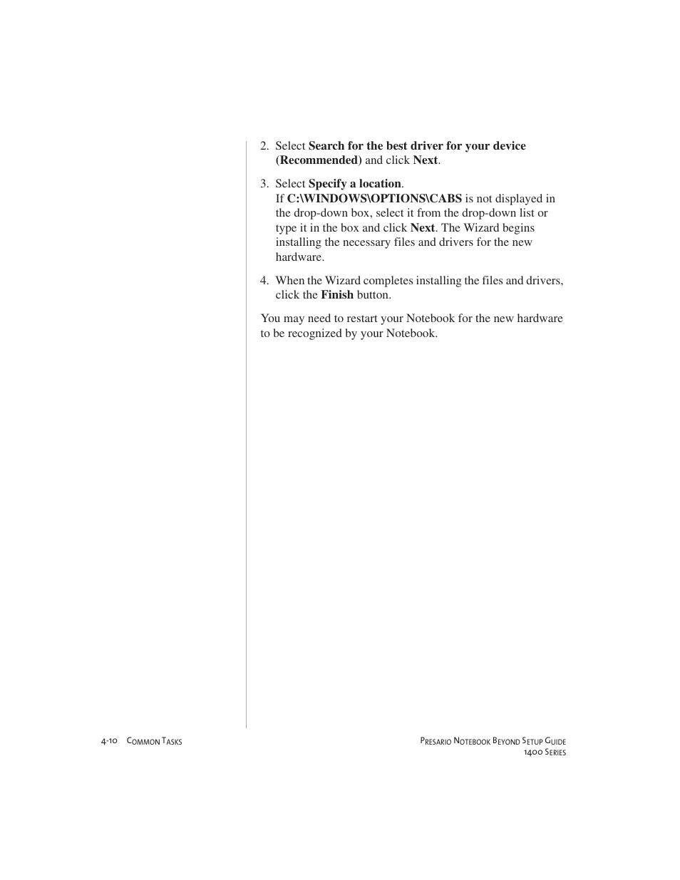 Compaq 1400 User Manual | Page 50 / 164