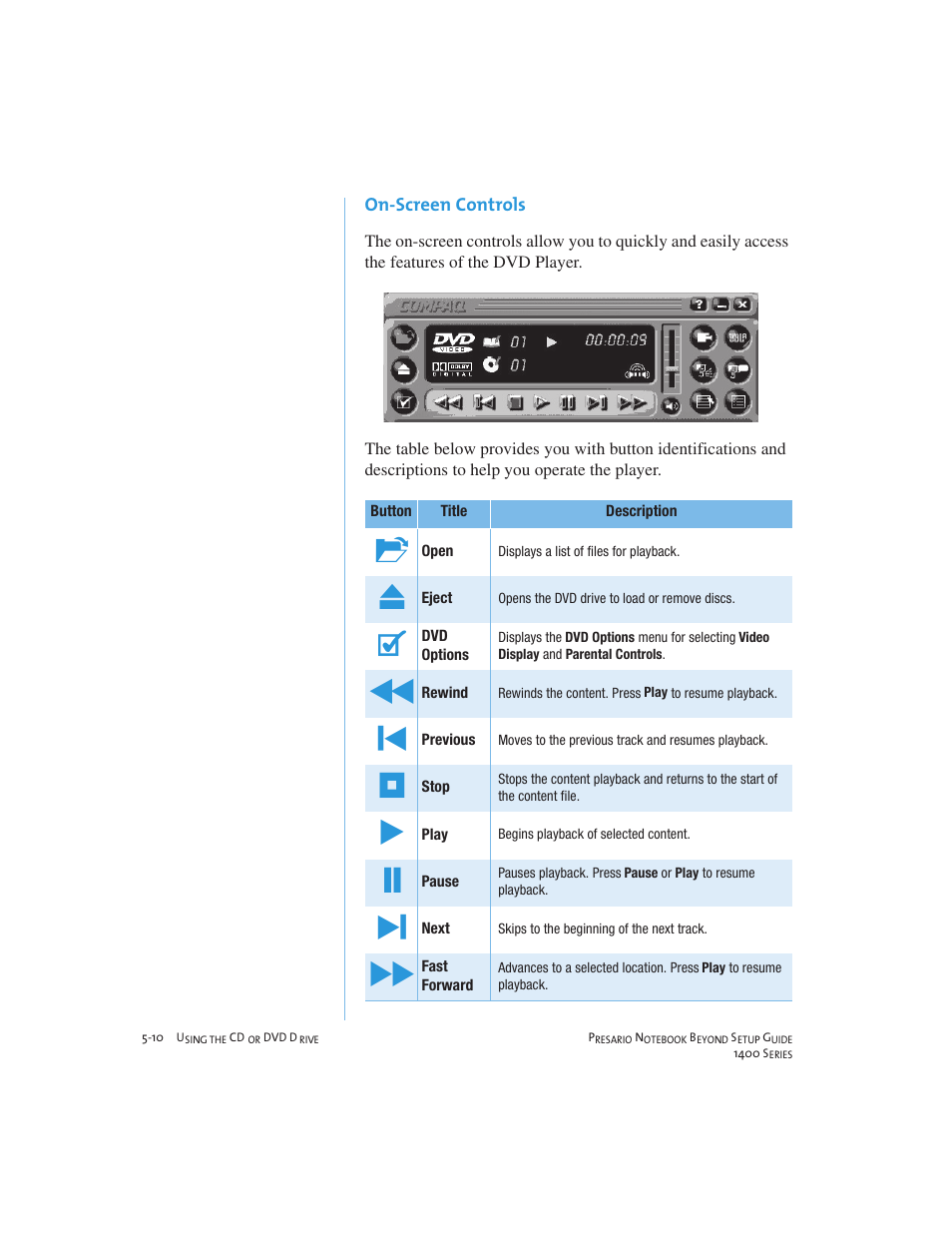 Compaq 1400 User Manual | Page 60 / 164