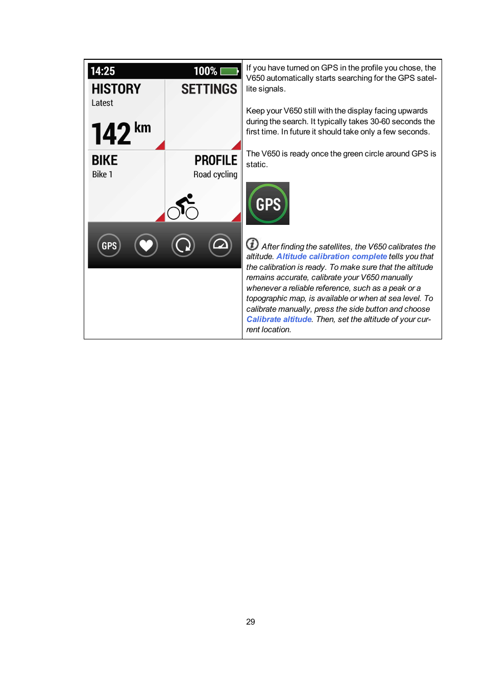 POLAR V650 User Manual | Page 29 / 56