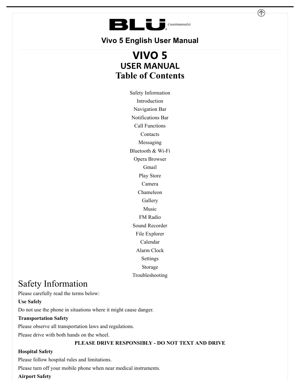 Vivo 5 User Manual | 25 pages