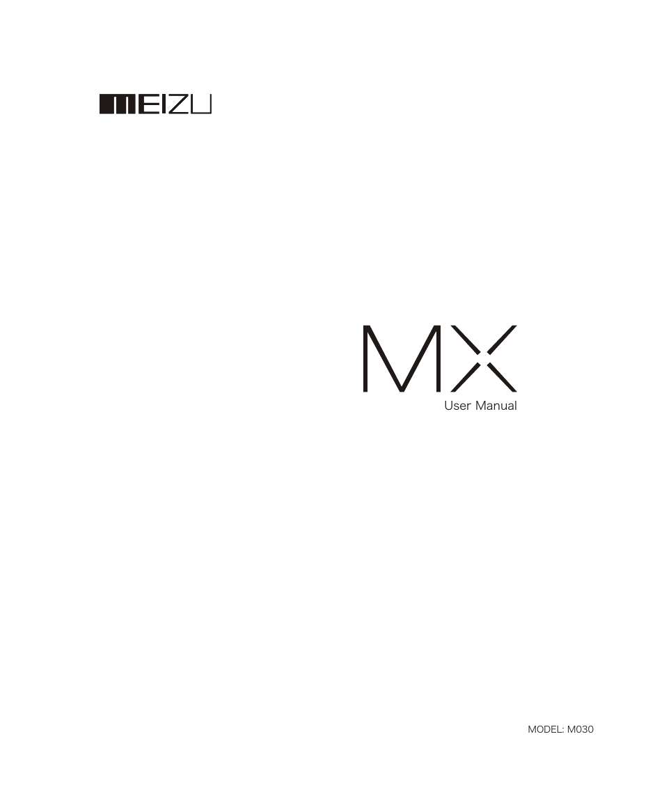 Meizu MX User Manual | 77 pages