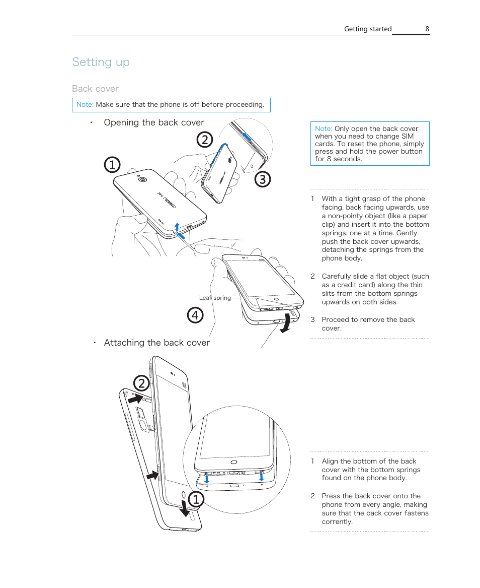 Setting up | Meizu MX User Manual | Page 12 / 77