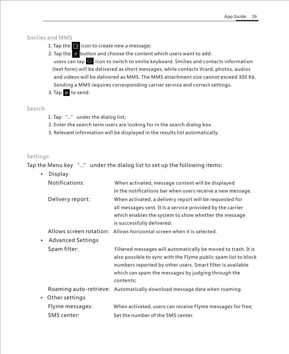 Message 2 | Meizu M351 User Manual | Page 26 / 61