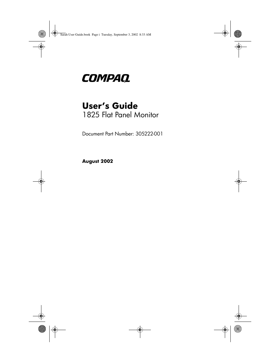 Compaq 1825 User Manual | 31 pages