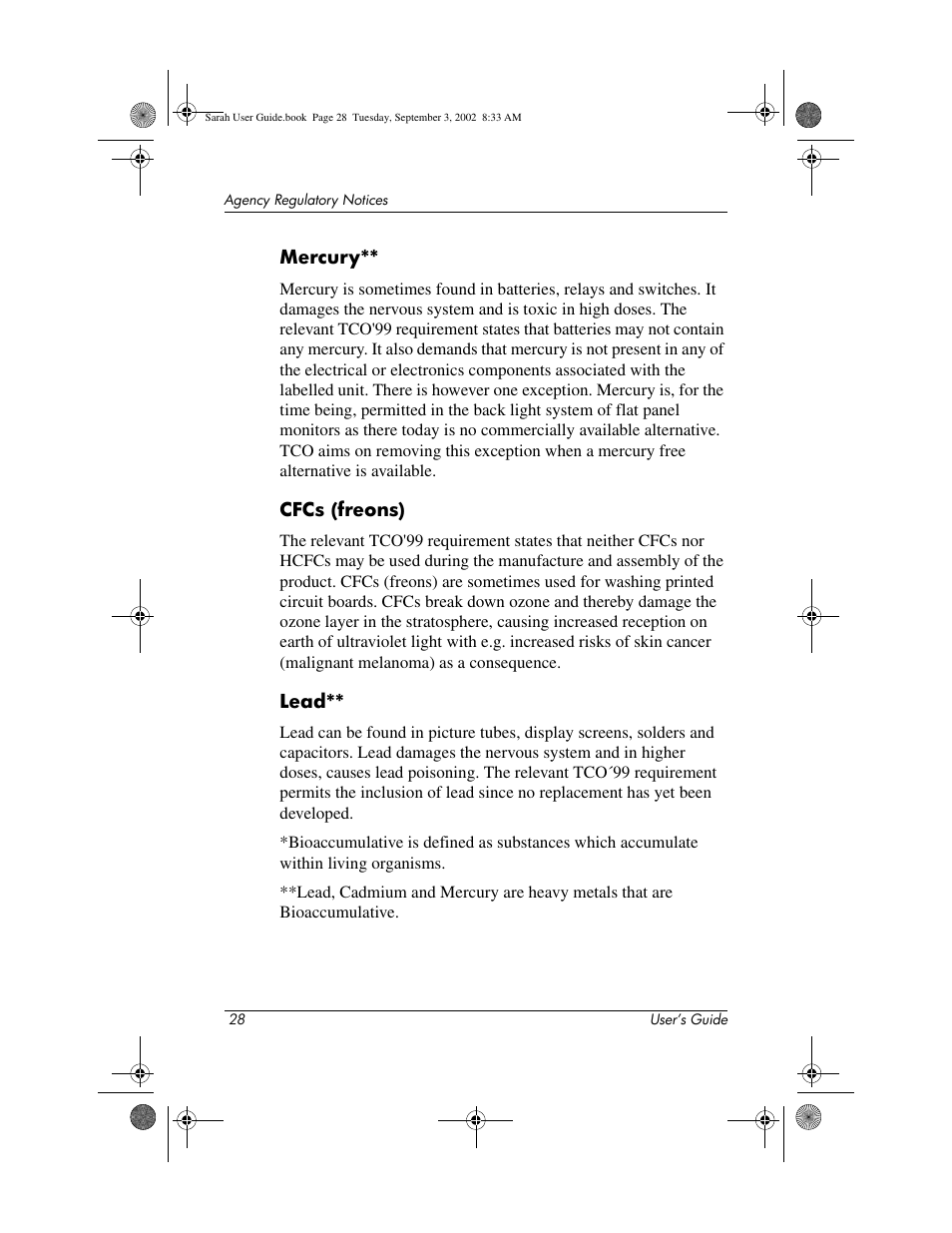 Compaq 1825 User Manual | Page 30 / 31