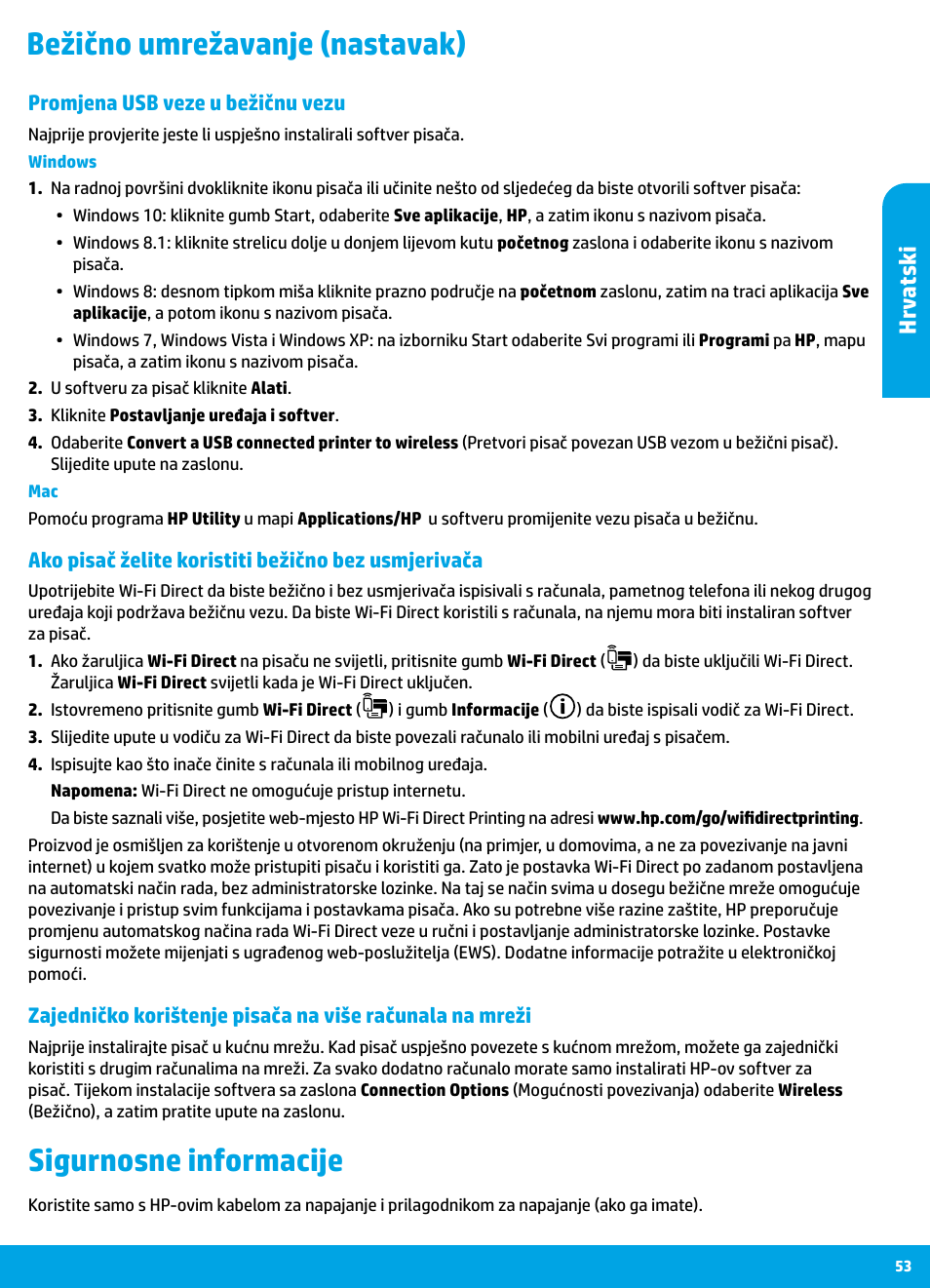 Hr vatski | HP DeskJet 3700 User Manual | Page 53 / 96