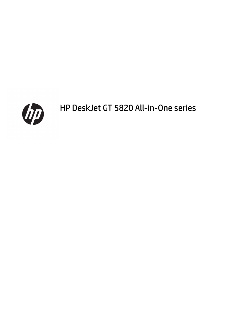 HP DeskJet GT 5820 User Manual | 133 pages