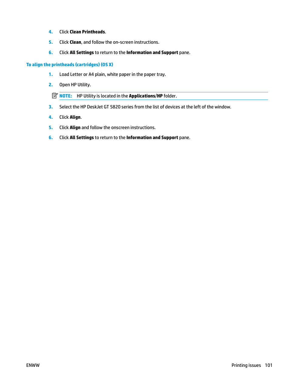 HP DeskJet GT 5820 User Manual | Page 107 / 133