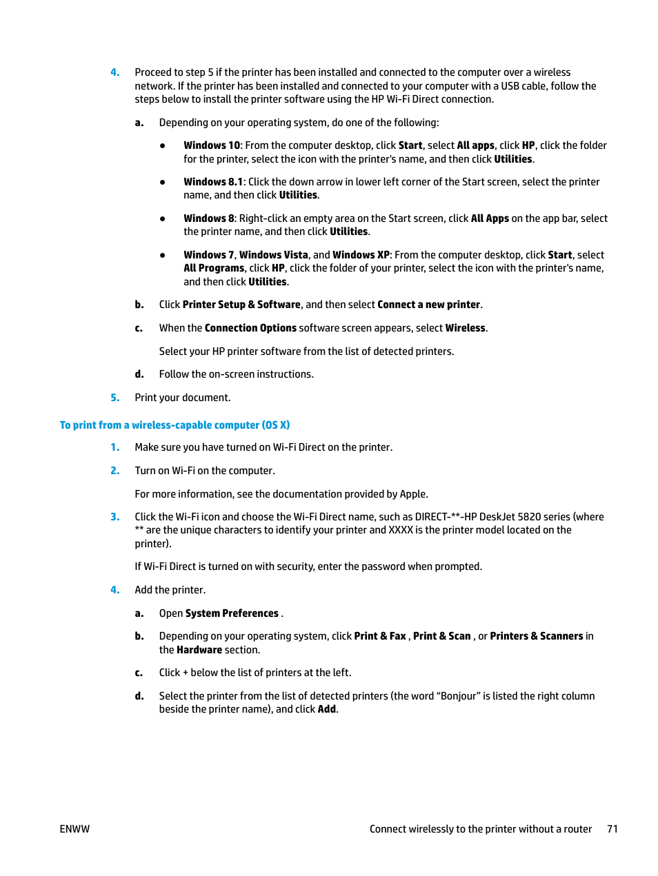 HP DeskJet GT 5820 User Manual | Page 77 / 133