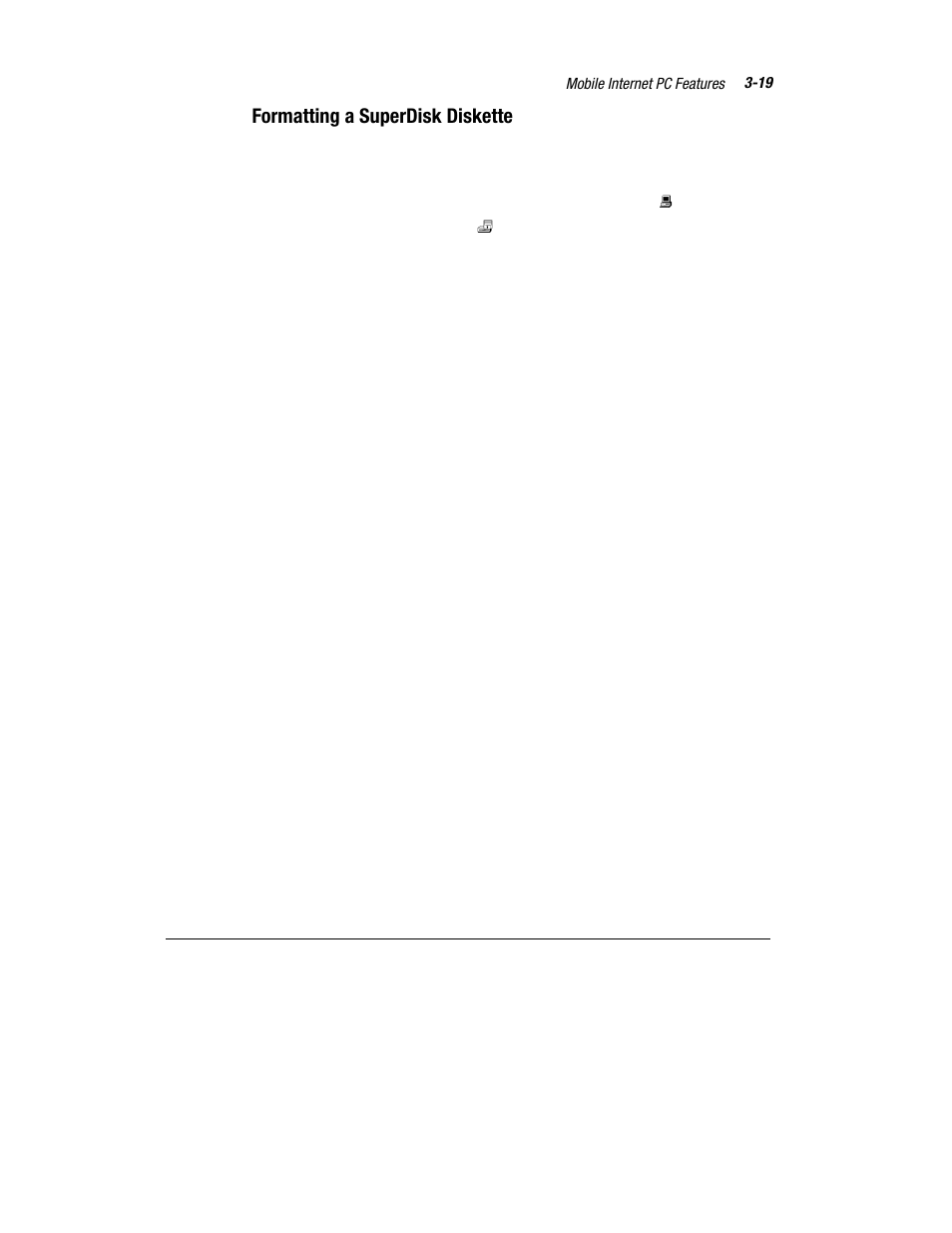 Formatting a superdisk diskette | Compaq 1800 Series User Manual | Page 44 / 71