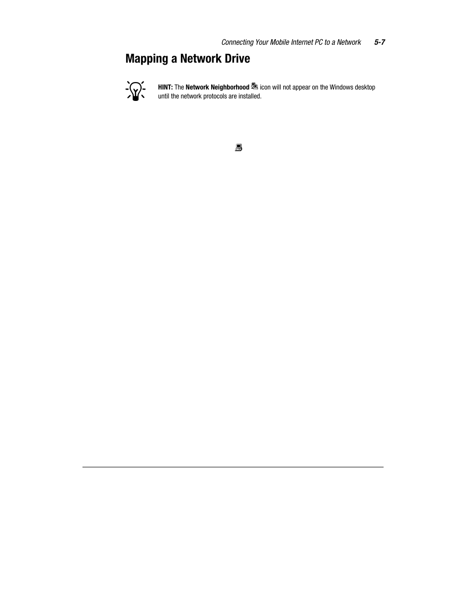 Mapping a network drive | Compaq 1800 Series User Manual | Page 56 / 71
