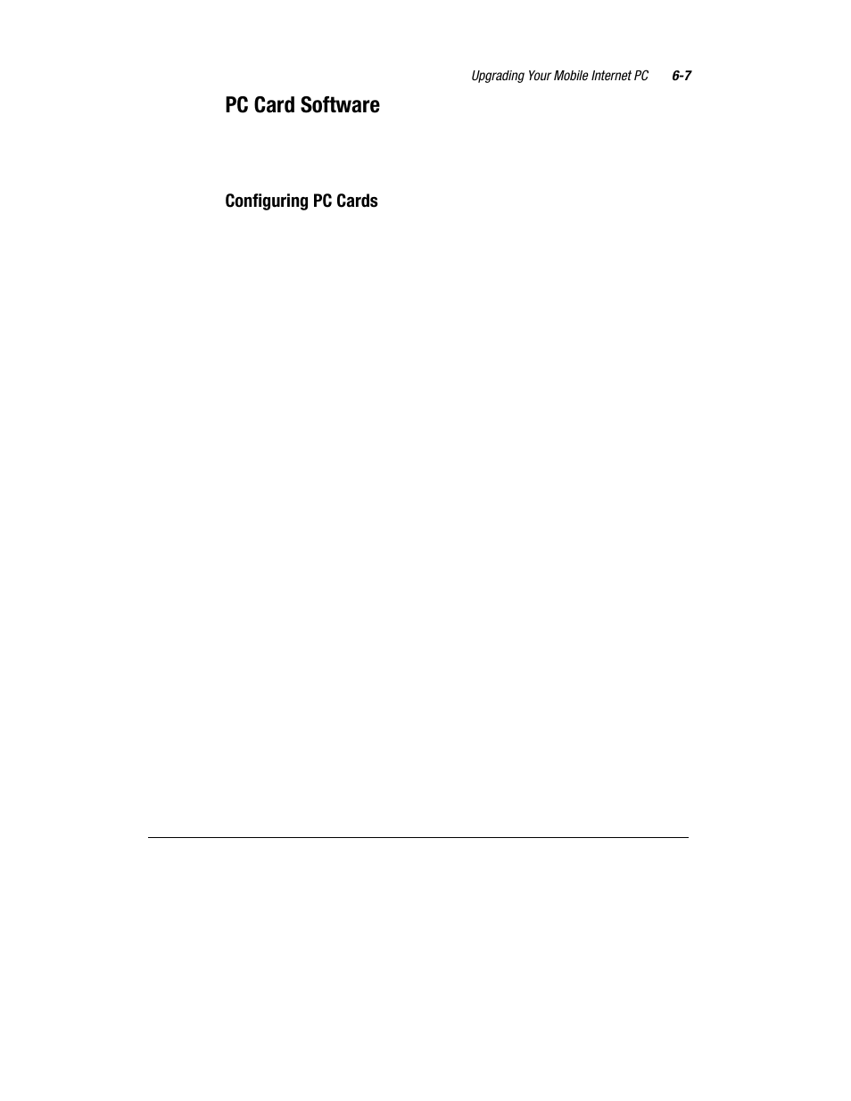 Pc card software | Compaq 1800 Series User Manual | Page 64 / 71