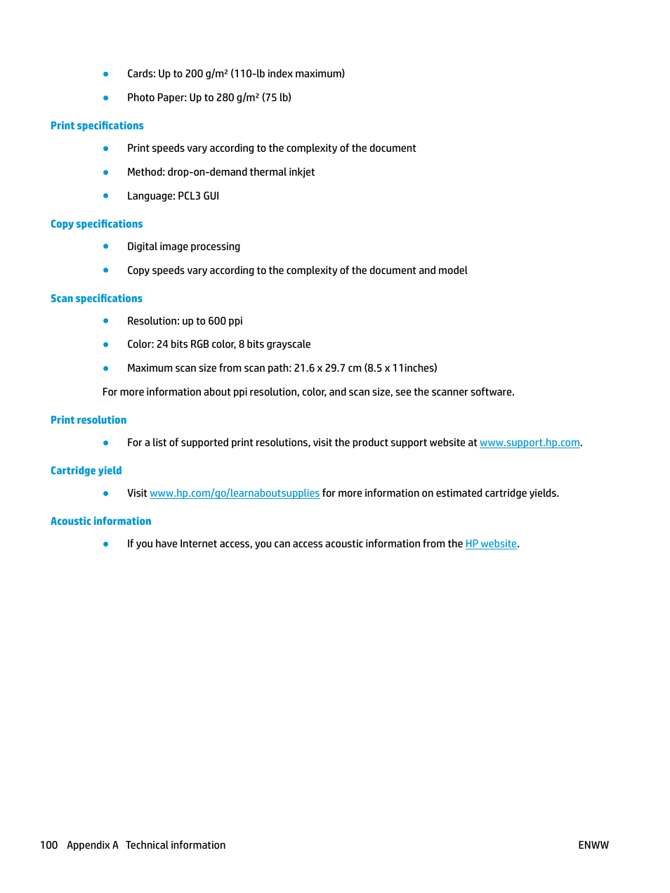 HP DeskJet 3700 User Manual | Page 104 / 118