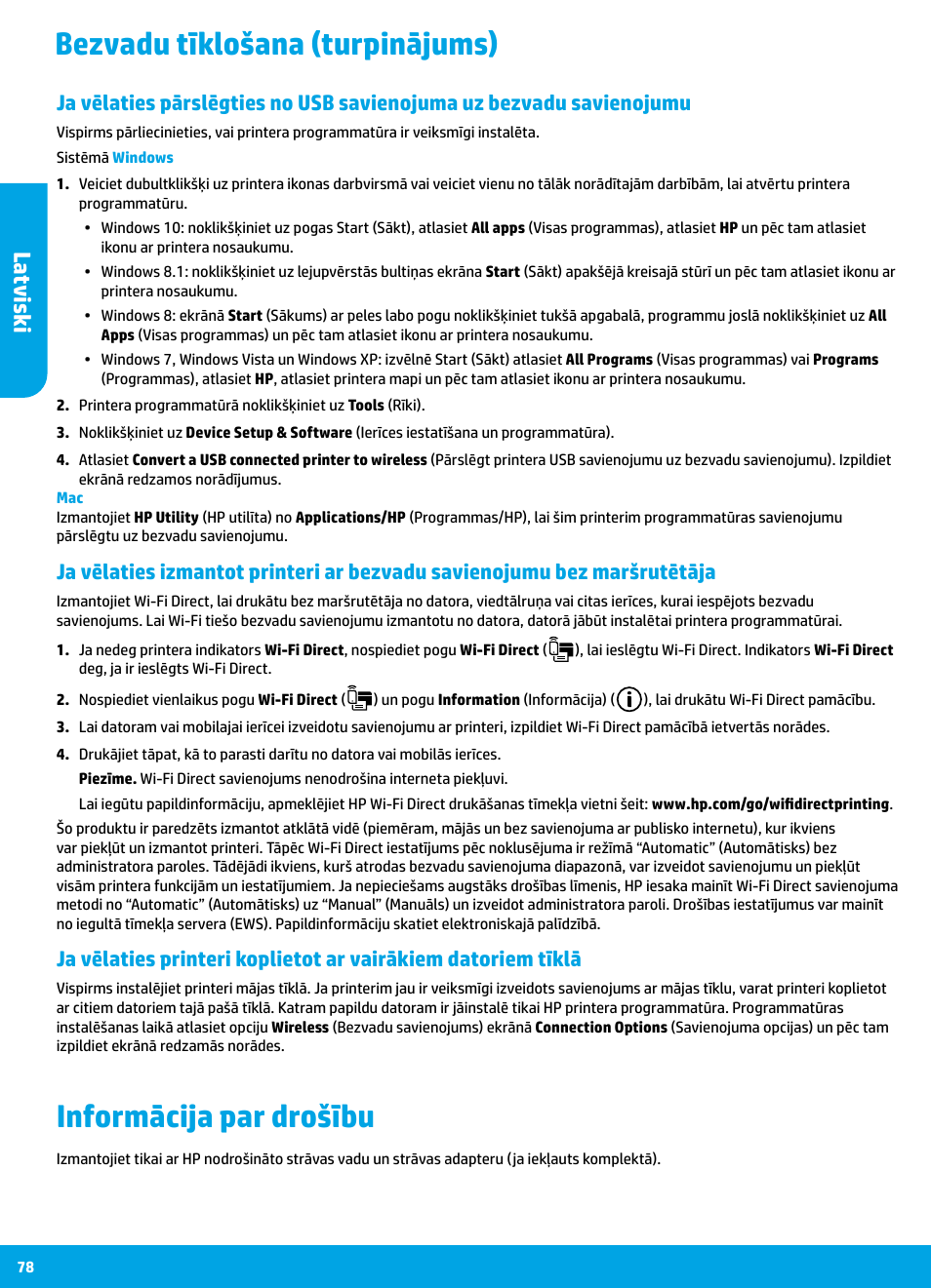 Lat viski | HP DeskJet 3700 User Manual | Page 78 / 85