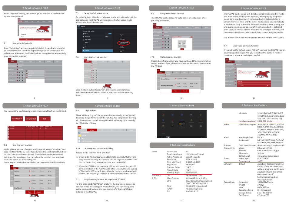 Pd420说明书2 | POPScreens PD420T User Manual | Page 2 / 2