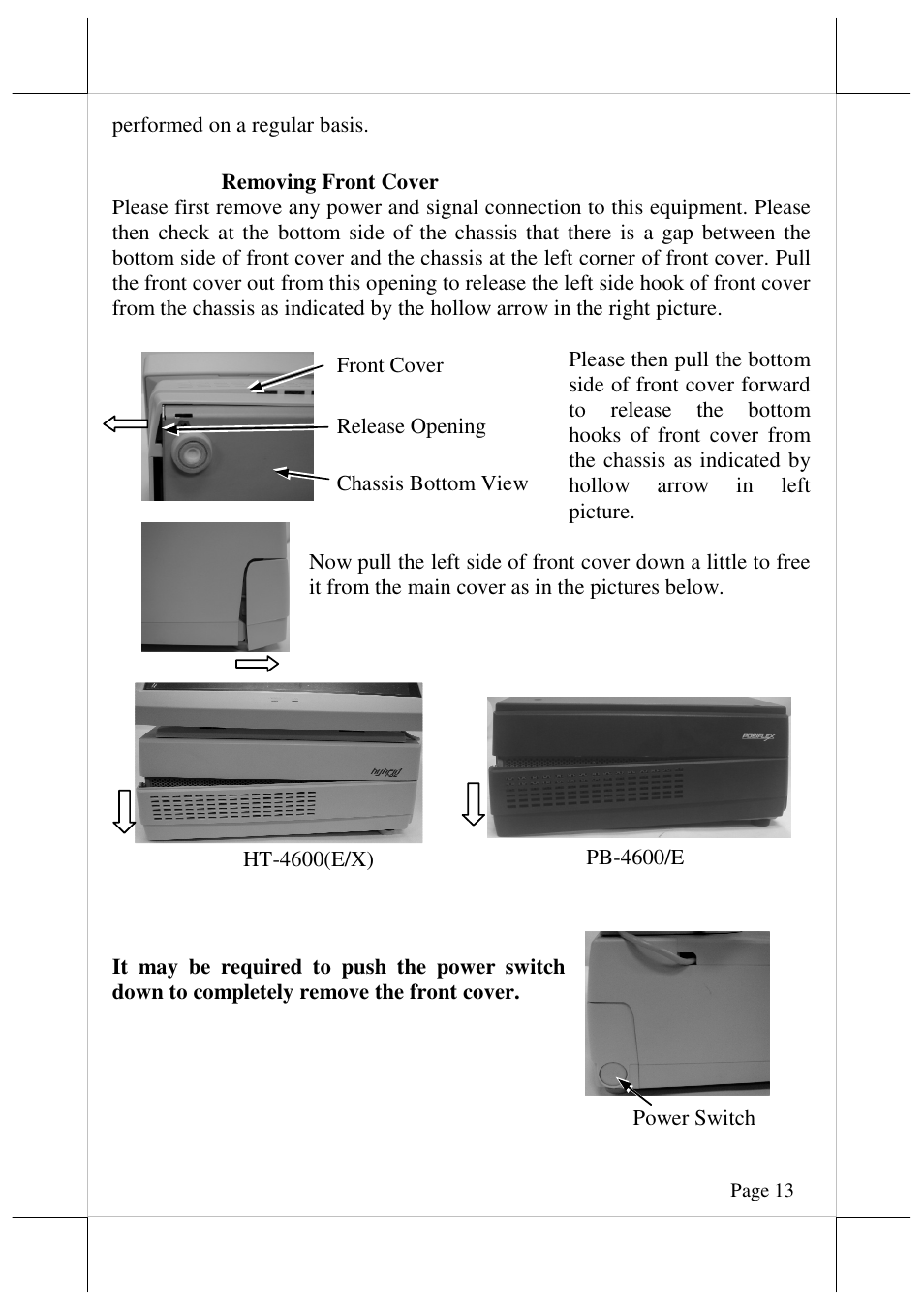 Posiflex HT-4612X User Manual | Page 13 / 15