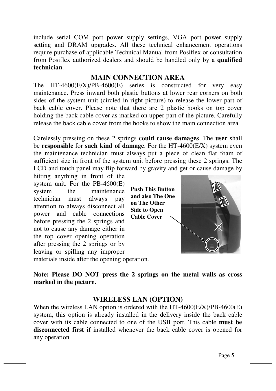 Posiflex HT-4612X User Manual | Page 5 / 15