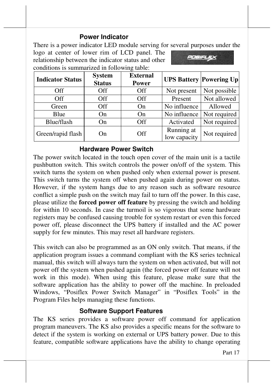 Posiflex JIVA KS-7215 User Manual | Page 17 / 20