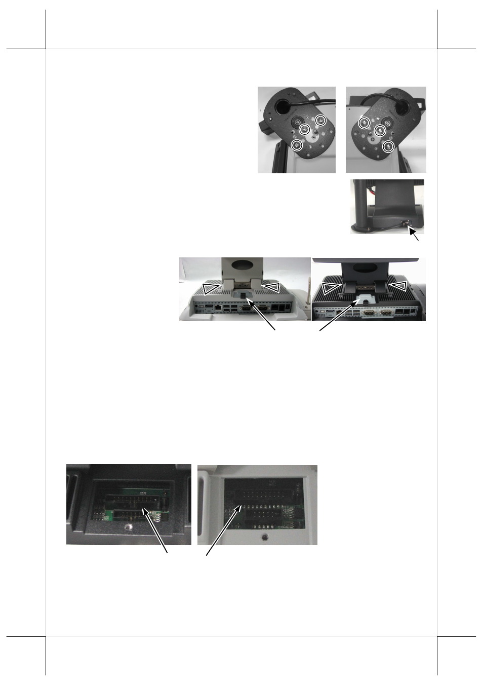 Base mount upgrade kit (option), Preparing the main unit | Posiflex JIVA KS-7310 User Manual | Page 10 / 15