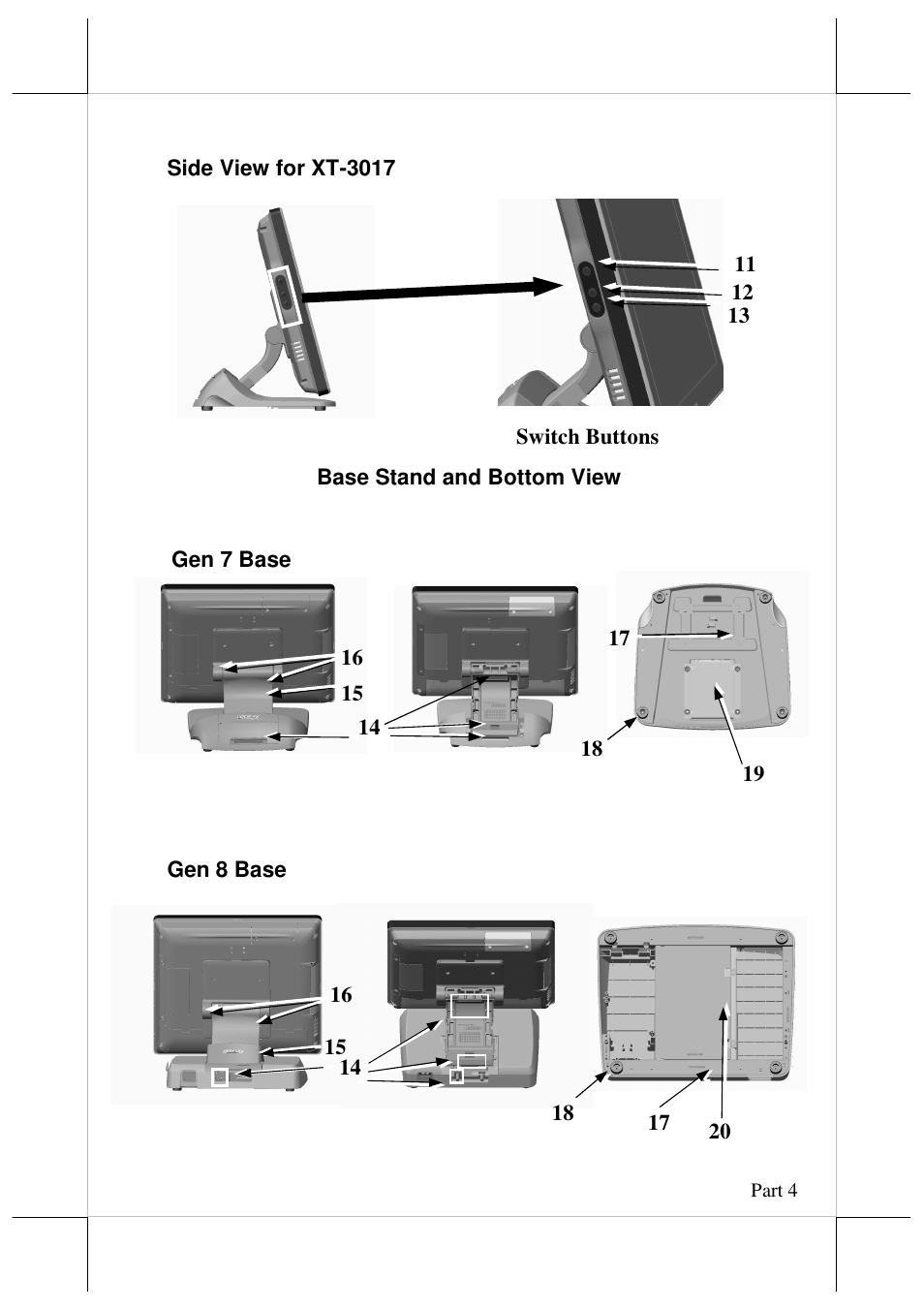 Posiflex JIVA XT-3015 User Manual | Page 4 / 18