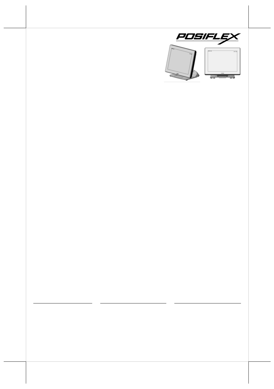 Posiflex IVA XT-3815 User Manual | 20 pages