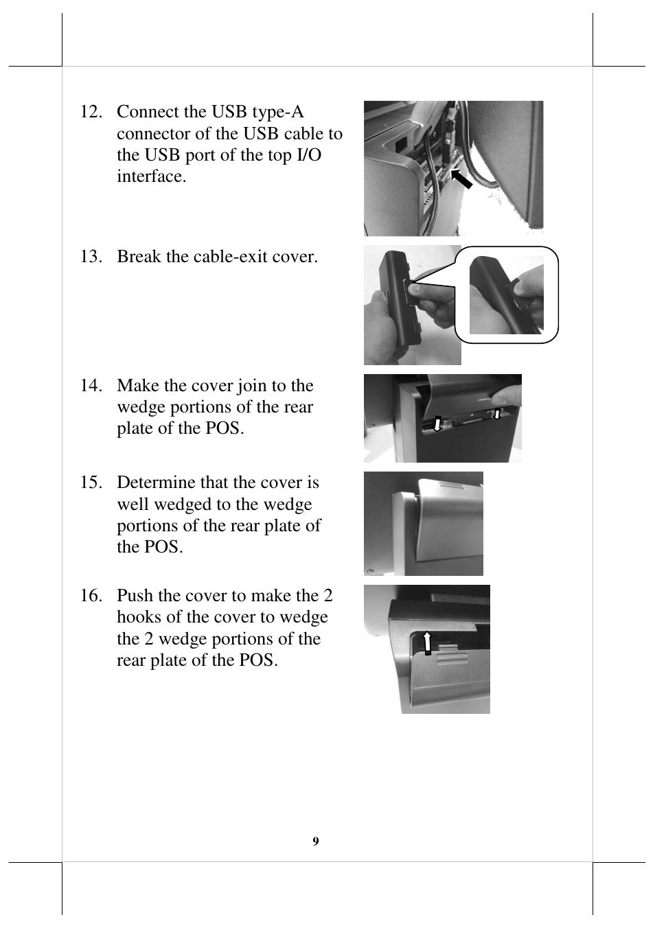 Posiflex HS-2512W-TS User Manual | Page 9 / 16