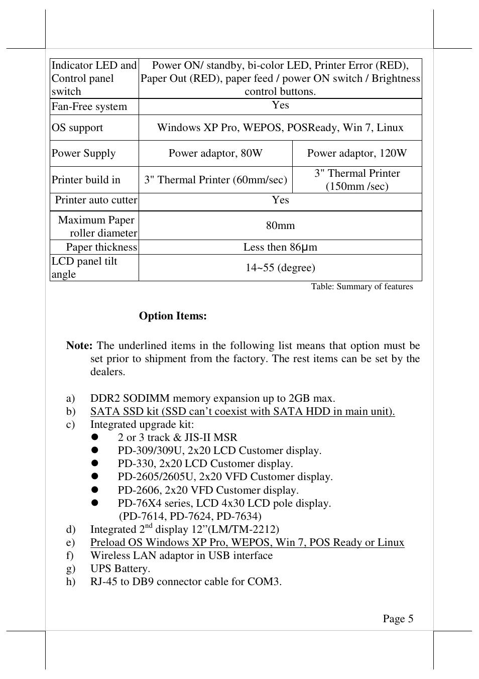 Posiflex JIVA XP-3208 User Manual | Page 6 / 20