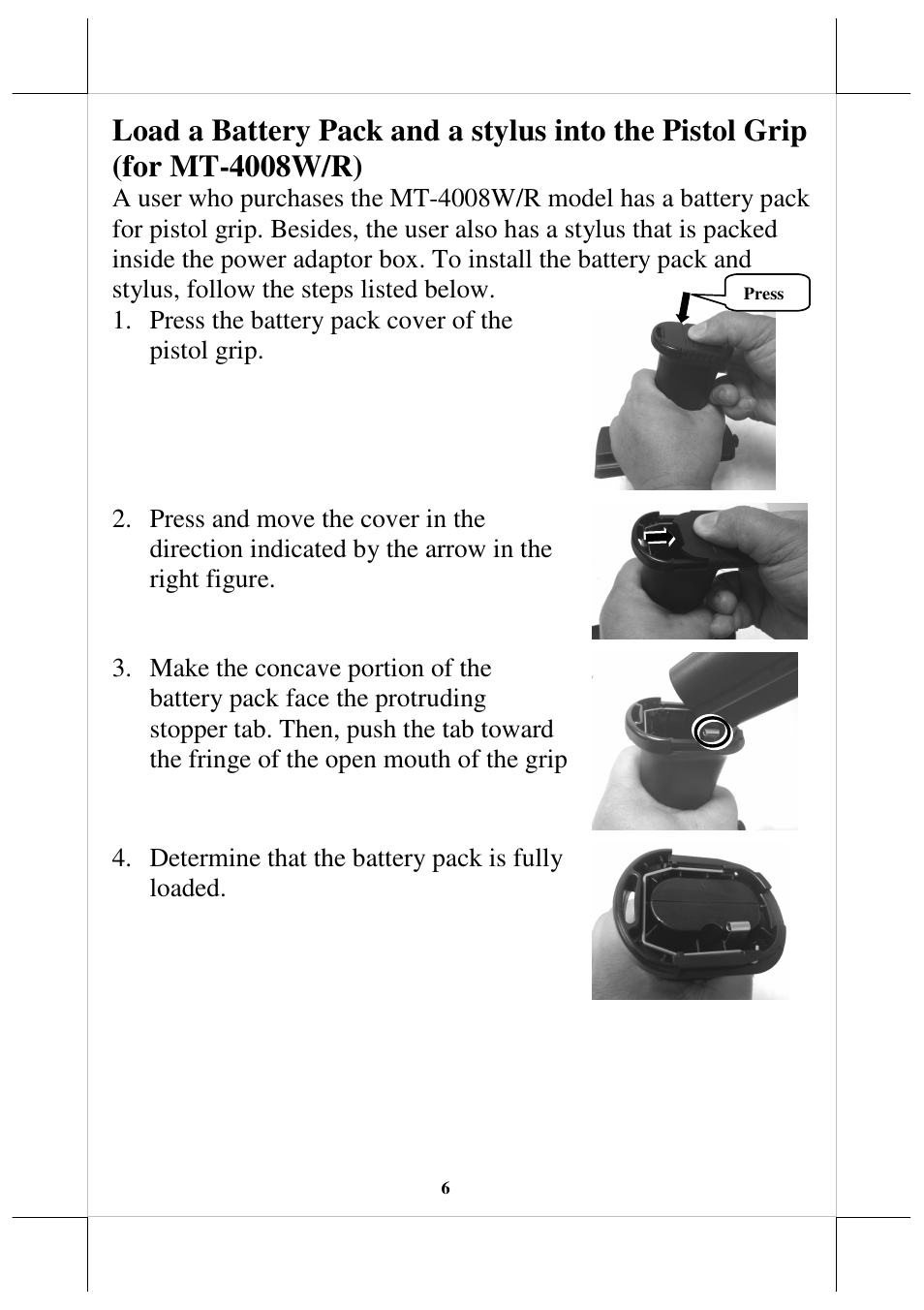 Posiflex MT-4008W User Manual | Page 6 / 20