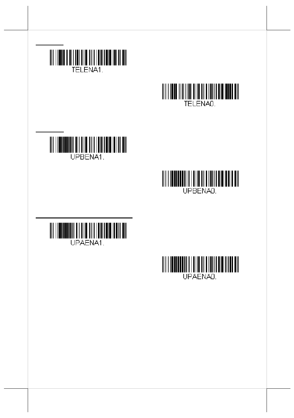 Upc-a | Posiflex PG-200/1D User Manual | Page 8 / 20