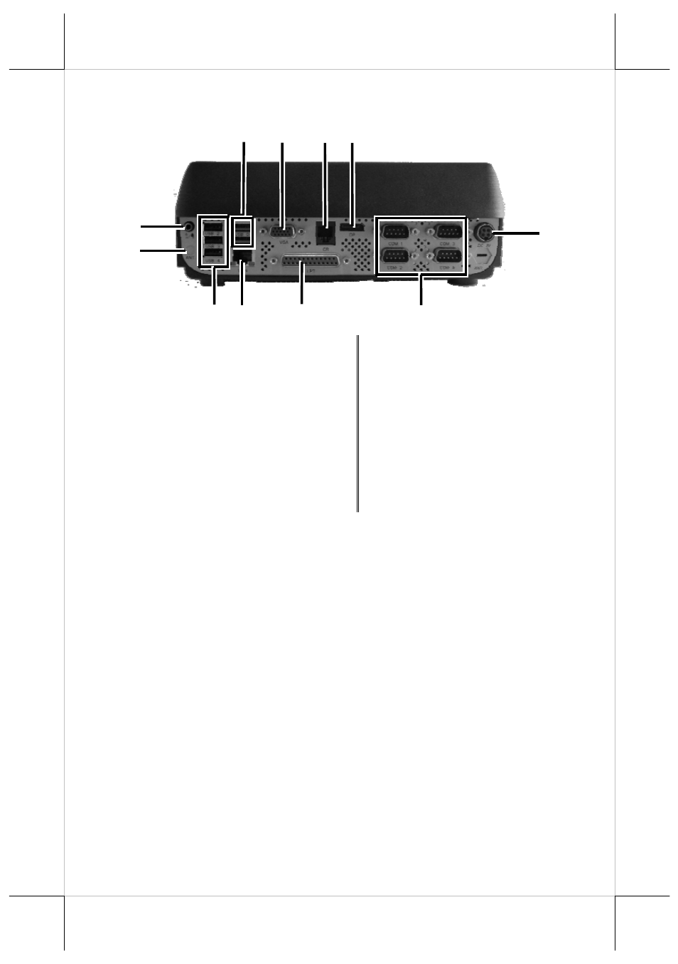 Connecting power adapter and i/o cables | Posiflex TX-5000 User Manual | Page 4 / 10