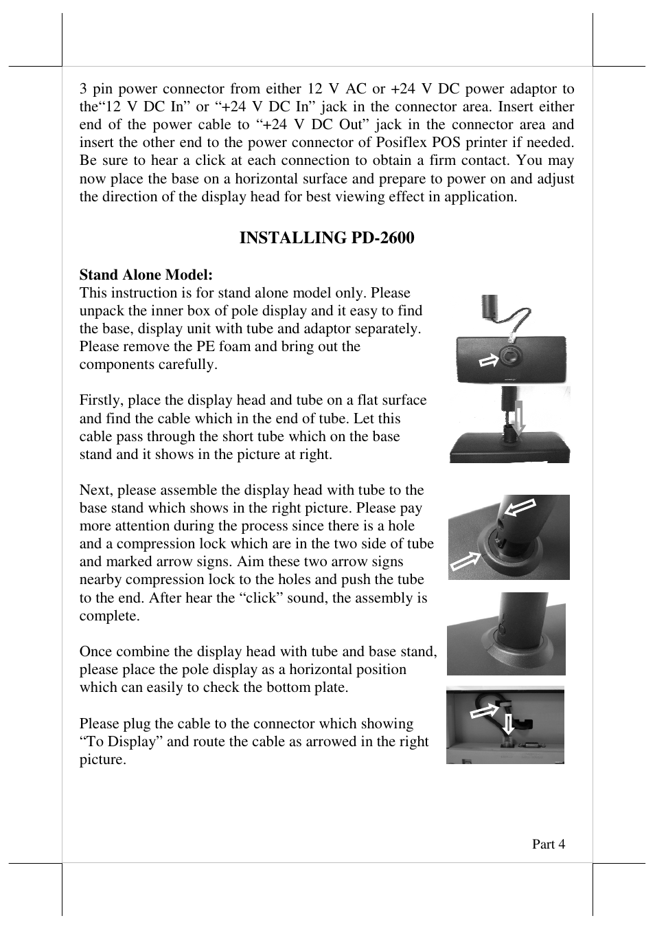 Posiflex PD-2600 User Manual | Page 4 / 11