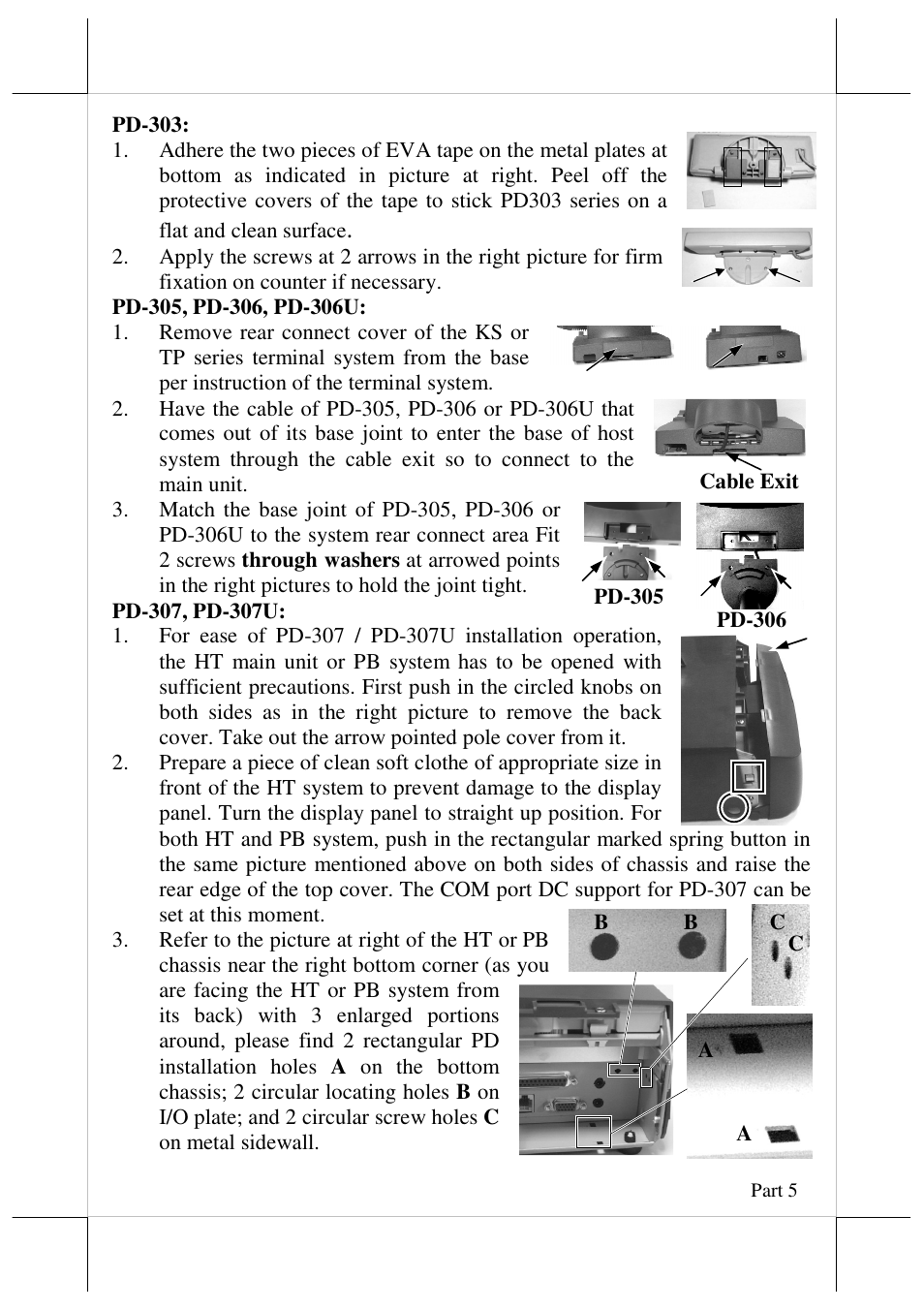 Posiflex PD-300R User Manual | Page 5 / 10