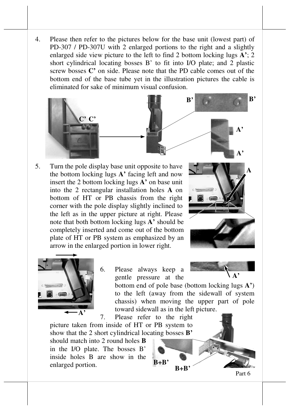 Posiflex PD-300R User Manual | Page 6 / 10
