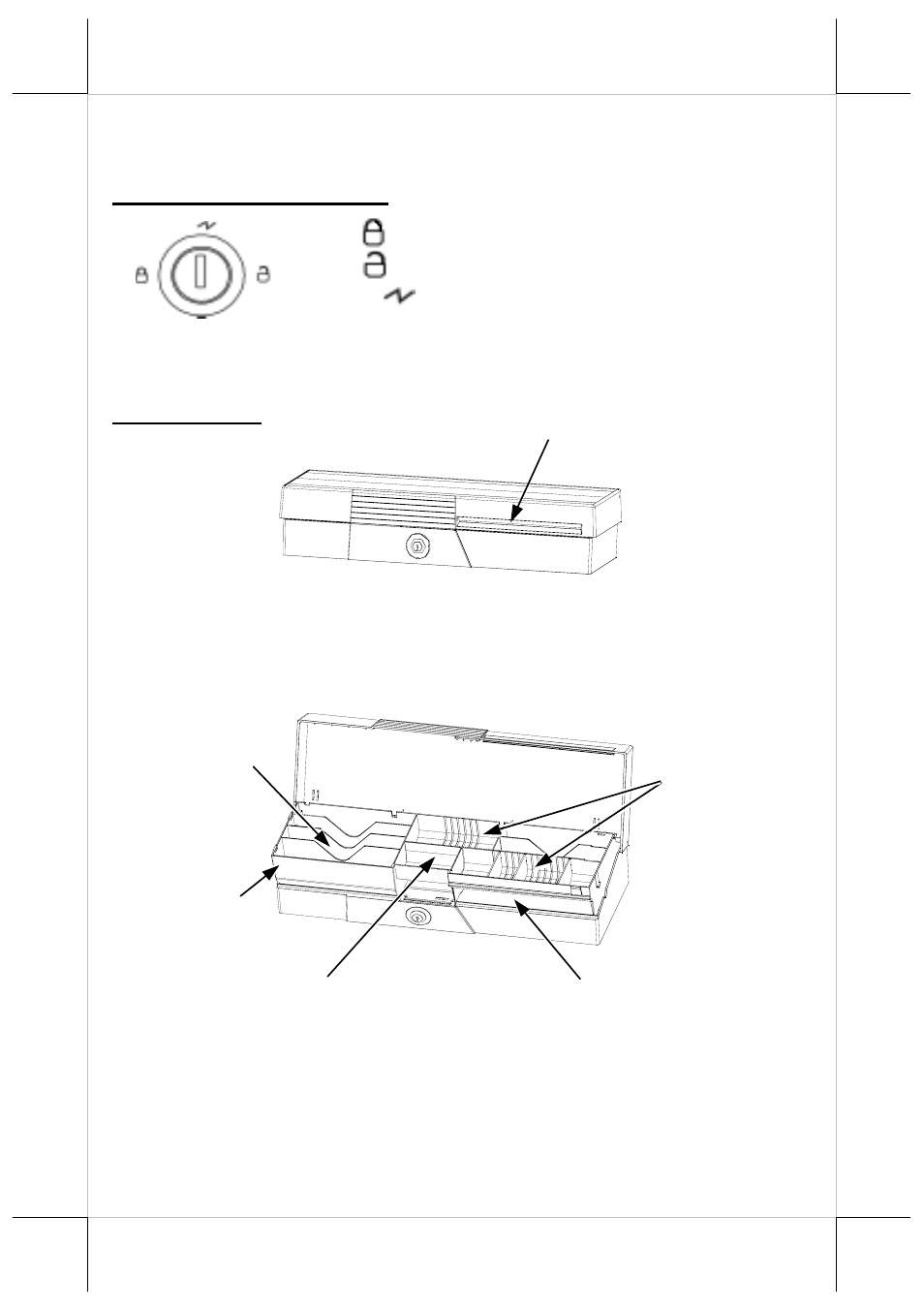 Keylock | Posiflex CR-2000 Series User Manual | Page 7 / 10