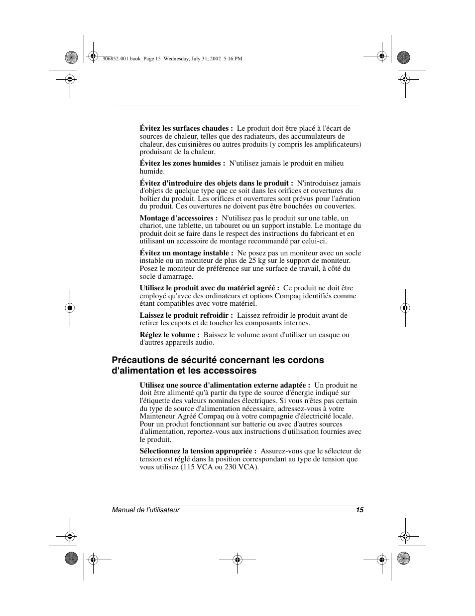 Compaq 7500 User Manual | Page 17 / 54