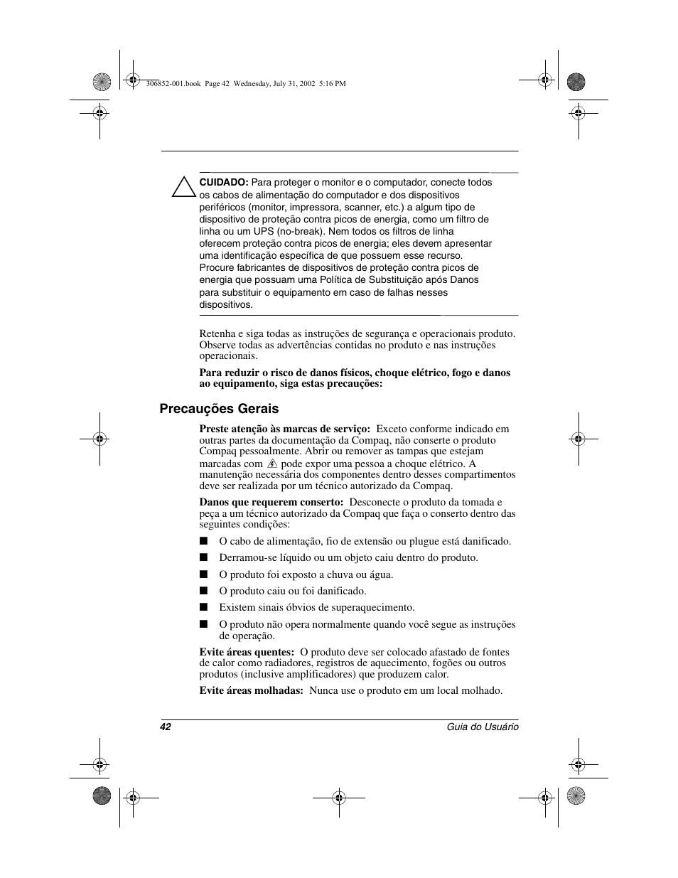 Compaq 7500 User Manual | Page 44 / 54