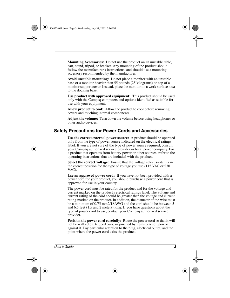 Compaq 7500 User Manual | Page 5 / 54