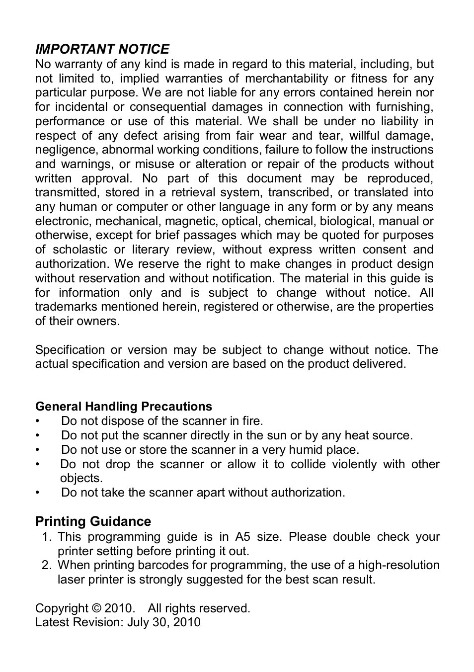 Posiflex LS-1000 User Manual | Page 3 / 303