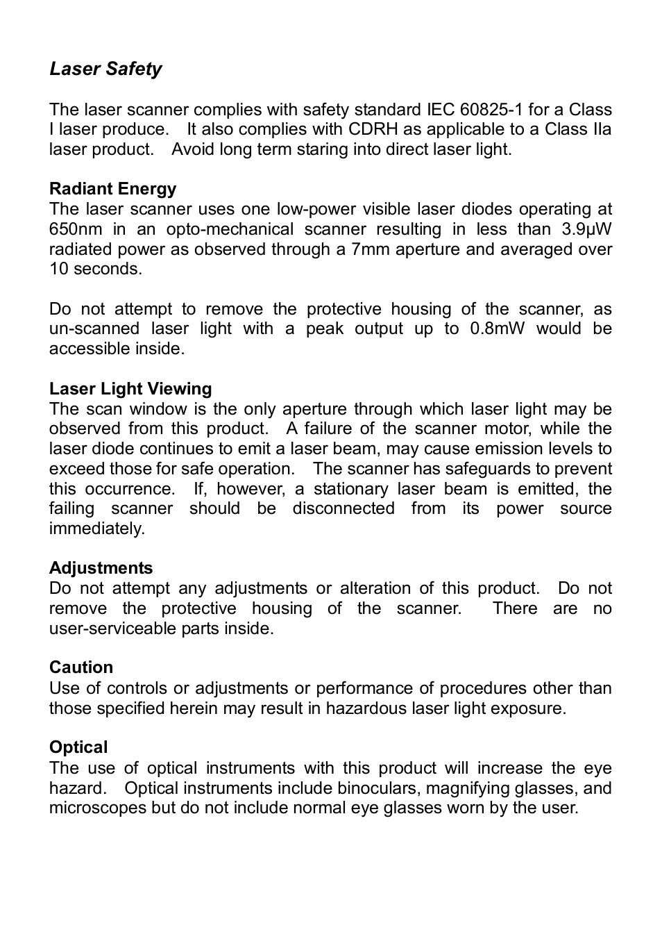 Posiflex LS-1000 User Manual | Page 5 / 303