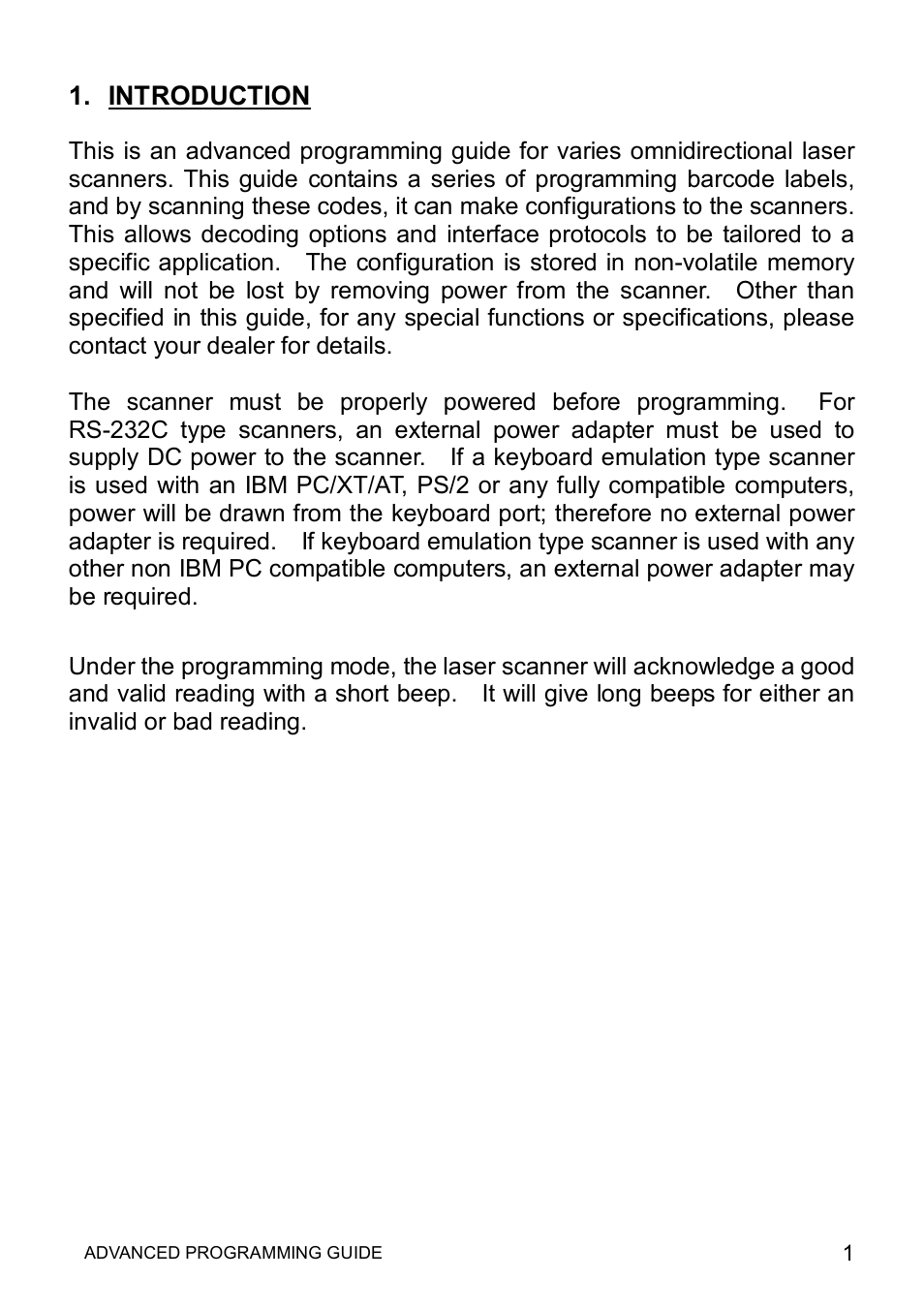Posiflex LS-1000 User Manual | Page 9 / 303