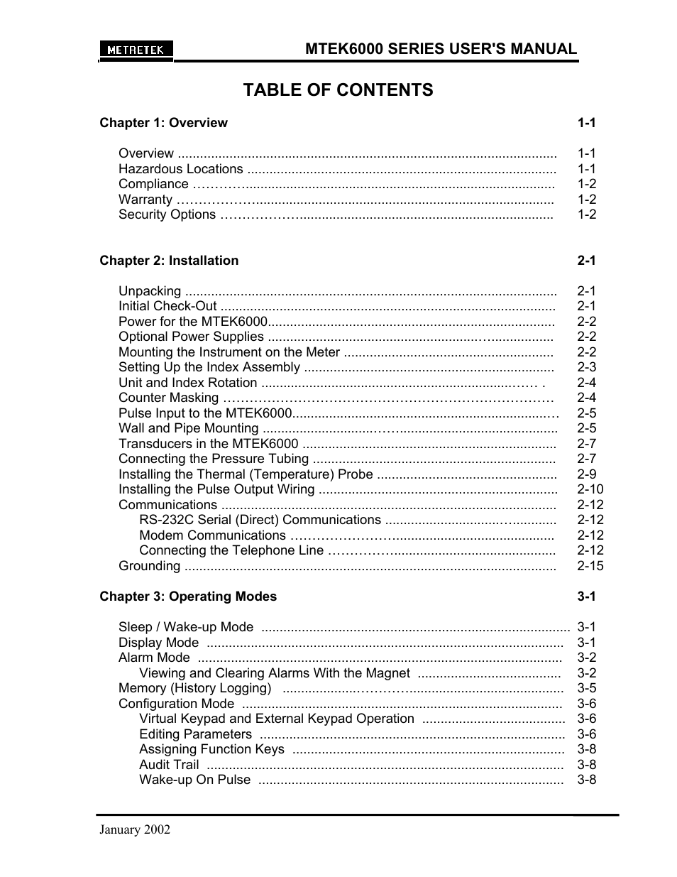 Compaq MTEK6000 User Manual | Page 2 / 81
