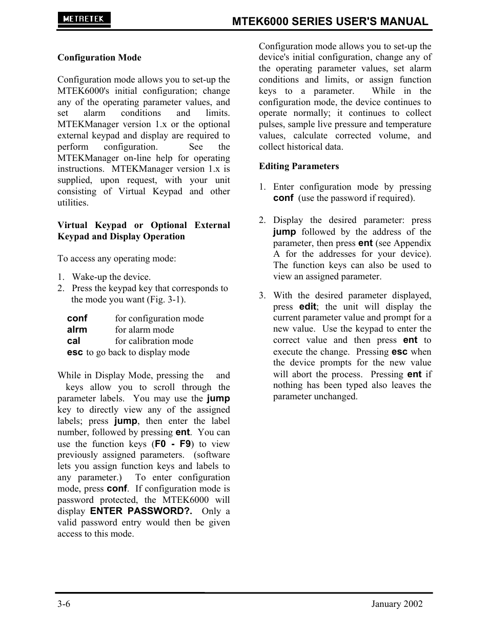 Mtek6000 series user's manual | Compaq MTEK6000 User Manual | Page 32 / 81