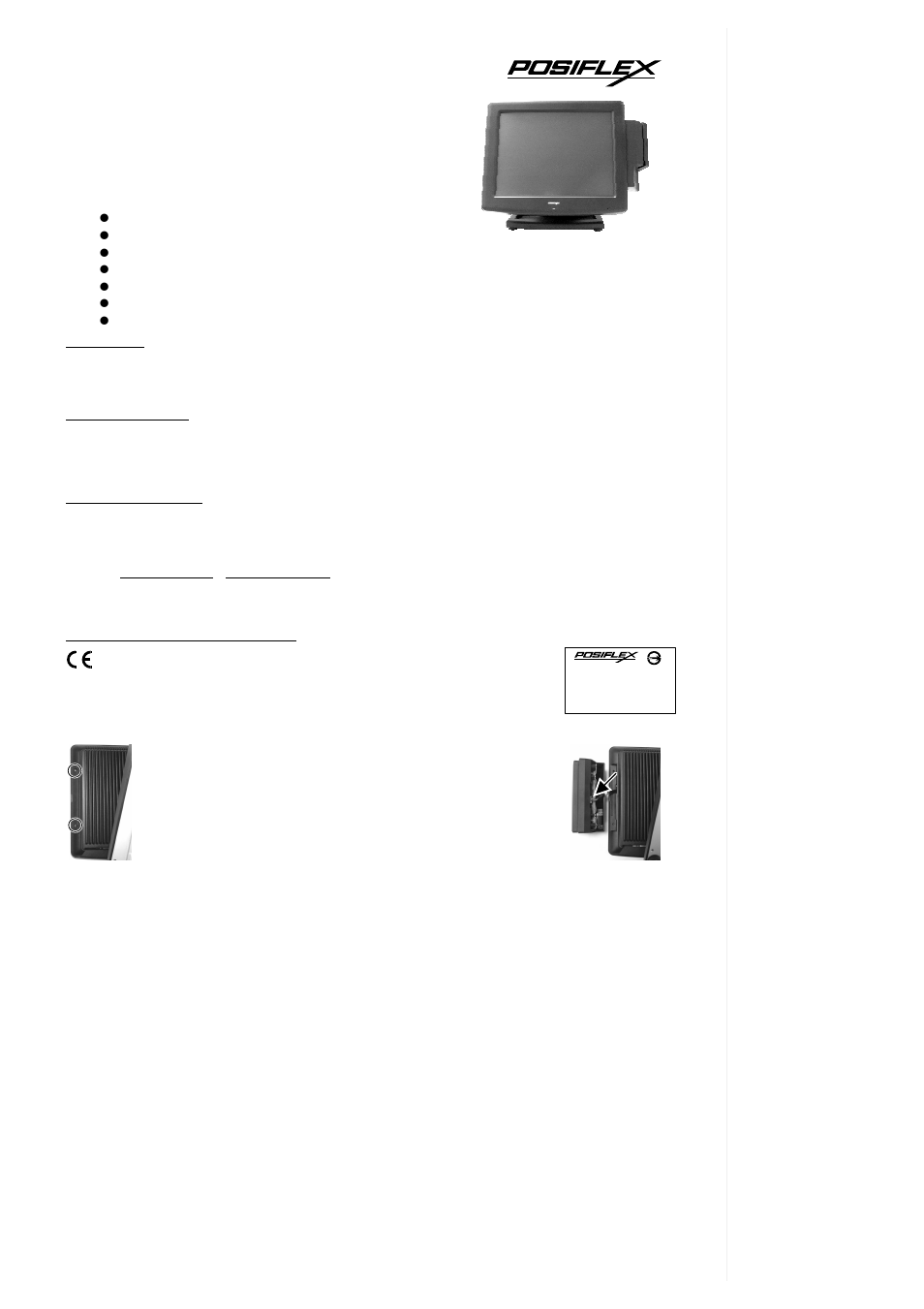 Posiflex SD-680 User Manual | 2 pages