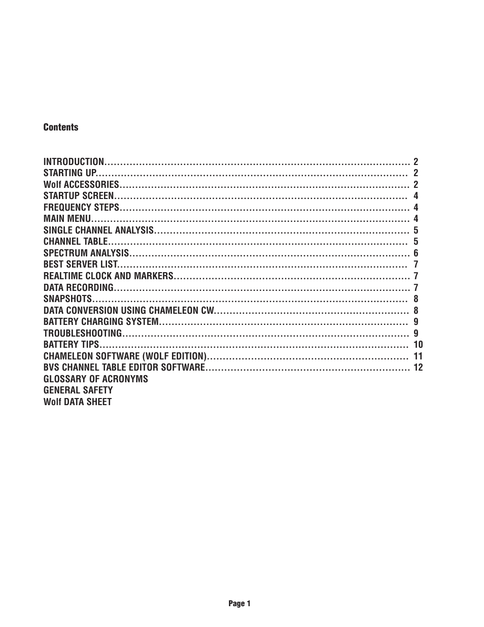 Compaq Wireless Multi-band Signal Meter System Wolf User Manual | Page 2 / 19