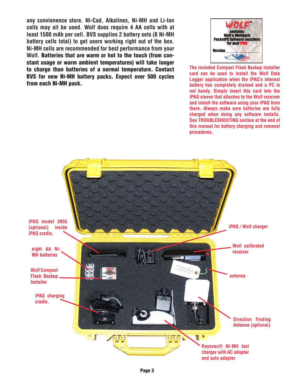 Compaq Wireless Multi-band Signal Meter System Wolf User Manual | Page 4 / 19