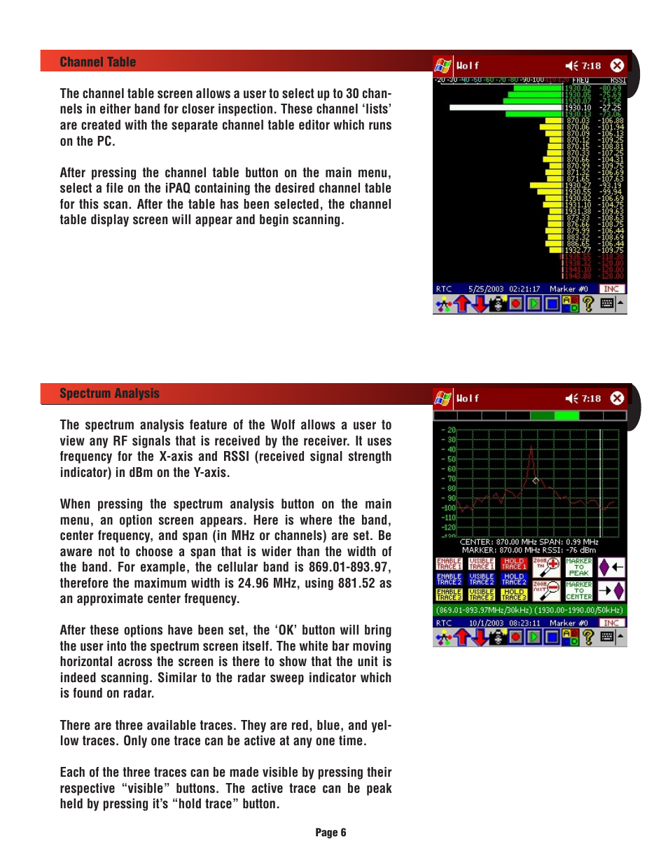 Compaq Wireless Multi-band Signal Meter System Wolf User Manual | Page 7 / 19