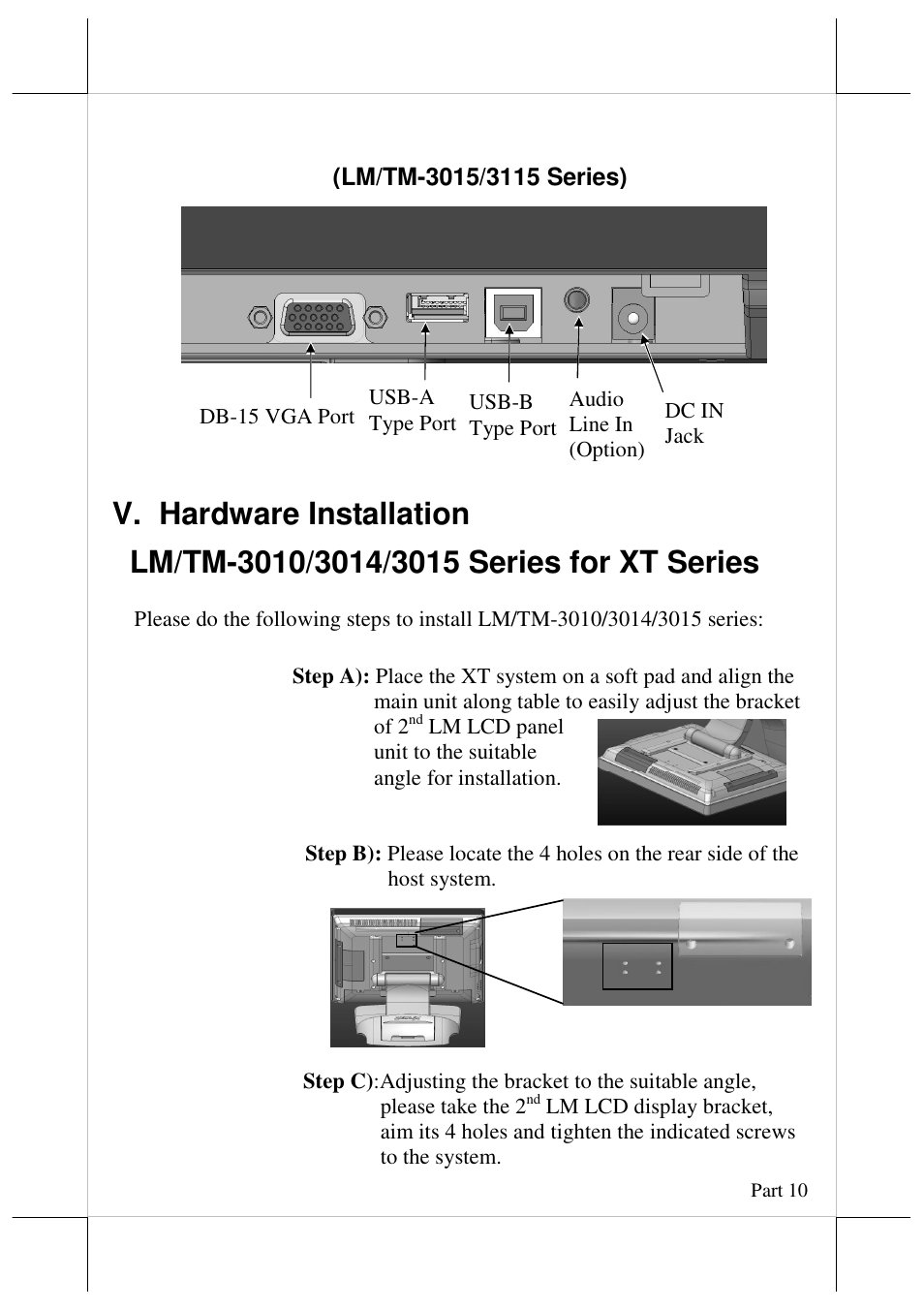 Posiflex LM-3010F User Manual | Page 10 / 20